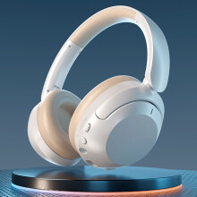 Cuffie circumaurali Bluetooth 5.3, suono HiFi, 10 ore di autonomia.