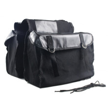 Pannier de grande capacité 390 350 mm Noir/Vert/Camel