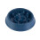 Comedouro lento para cães, azul, com design em labirinto anti-engasgo. 1