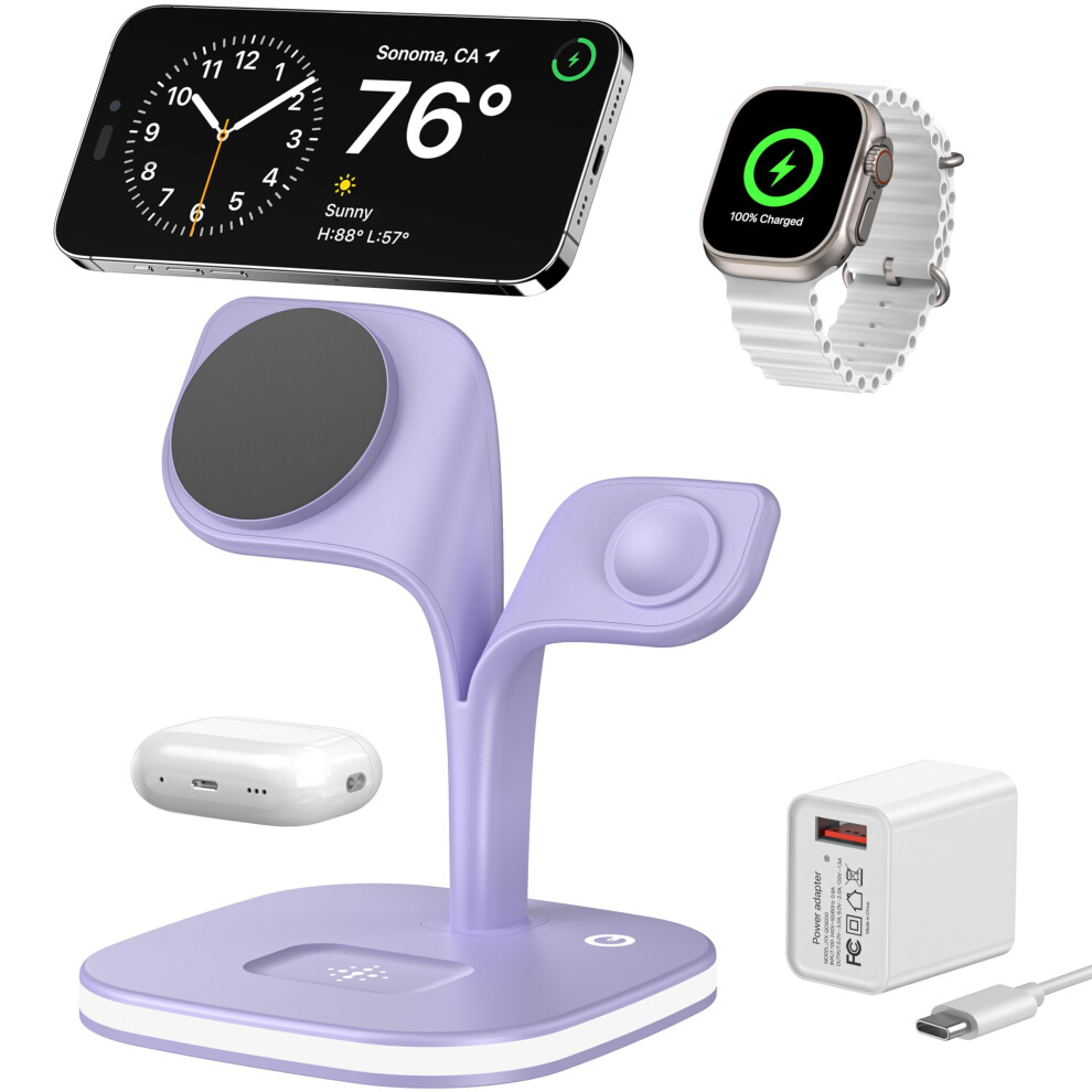 Magsafe Wireless Charging Station For Iphone & Apple Watch 9450273263571