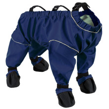 Dog snowsuit with waterproof anti-slip boots and reflective