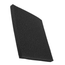 Esponja filtrante para aquário, 50x12cm, 30PPI, preta