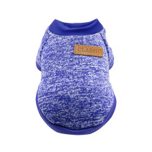 Hondentrui voor kleine honden – Zachte wollen fleece, blauw