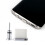 OUNONA 3,5 mm og USB-C-portpluggsett grå 1