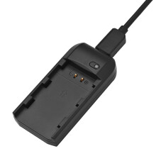 NP-FV5 Batteriladdare med LED-indikator