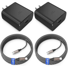 Cargador de pared USB-C ZC45W45W (paquete de 2) con cables de 2  3 m