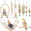 Balançoire pour petits oiseaux avec perchoir et échelle 1