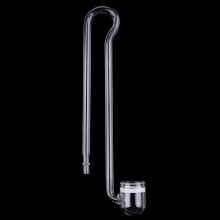 Difusor de CO2 de vidro em formato de U ou R para aquários