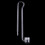 Glass CO2-diffuser U-formet R-formet for akvarier 1