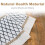 Boho Table Runner Cotton & Burlap with Tassels 4