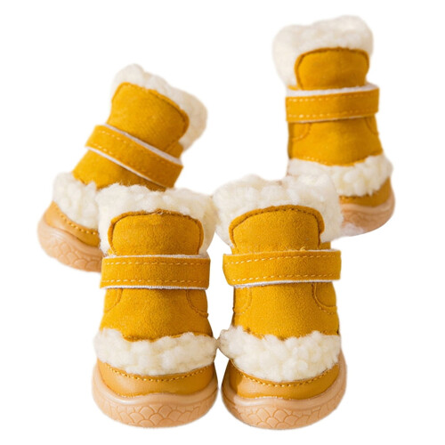 Hundskor i lammull – 4-pack, halkfria, tvättbara