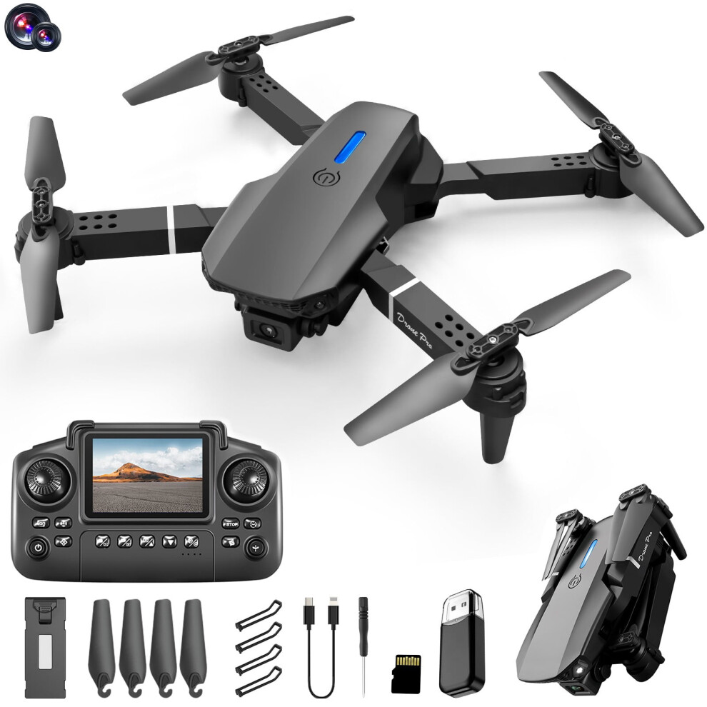 Rc Drone With Screen Remote, 1080P Dual Camera, 2.4Ghz 9450273276700