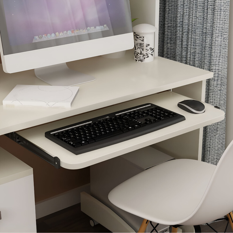 Keyboard Slide Rails 58.5 Cm Heavy-Duty Steel Pair 9450273279060