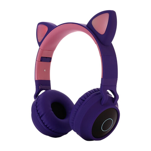 Ασύρματα ακουστικά για αυτιά γάτας Bluetooth5.0, πτυσσόμενα