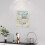 Wandbild mit Baumwollblumen in einer Einmachvase – Leinwanddruck 2