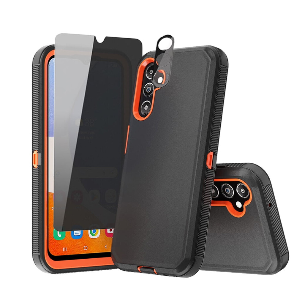 Xhy Samsung Galaxy A15 5G Case With Privacy Screen Protector 9450273279343