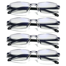 Lunettes de lecture sans monture MAINYU anti-lumière bleue (lot de 4)