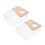 Clear Acrylic Chinchilla Bathtub 2 pcs 1