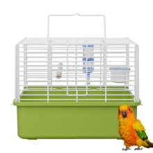 Tragbarer Vogelkäfig mit Griff – 30 x 23 x 20 cm, ABS & Eisen