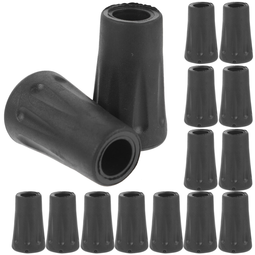 Rubber Walking Stick Tips for Trekking Poles â 24 Pack
