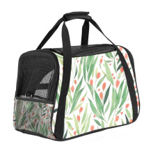 Bolsa de transporte flexible para mascotas, ideal para perros y gatos pequeños.