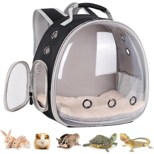 Portable breathable pet carrier bag for small animals