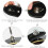 2PCS Guitar Strap Security Locks Strap Buttons Guitar-Silver M 5