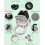 Portable pet backpack for rabbits guinea pigs hamsters with 1