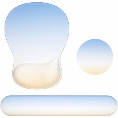 Ergonomic Keyboard Wrist Rest and Mouse Pad Set