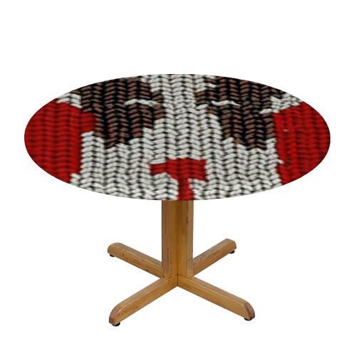Round Polyester Tablecloth with Umbrella Hole 2