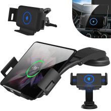 Trådlös billaddare för Galaxy Z Fold2-4 15W Qi