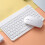 Wireless Keyboard and Mouse Set – Ultra-Thin, Quiet, 1