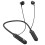 Bluetooth-hovedtelefoner med halsrem, sorte IPX7, vandtætte, 8H 1