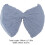 Blue Polyester Table Runner 300 x 90 cm 2