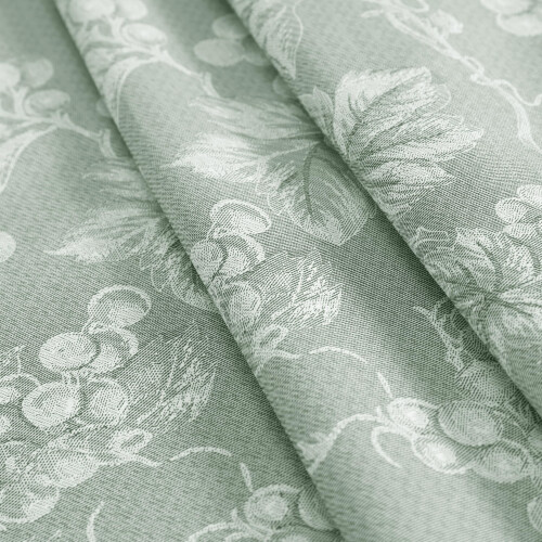 Grapevine Print Vinyl Tablecloth 52x52in Square Flannel Back 1