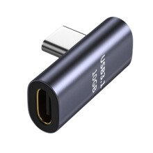 Προσαρμογέας USB-C αρσενικού σε θηλυκό ορθής γωνίας1 συσκευασία