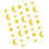 Metallic Pattern Star Hanging Pennant Ornament For-Glitter 4 1