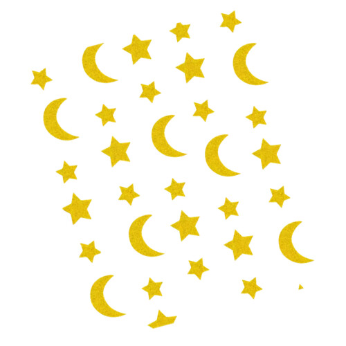Metallic Pattern Star Hanging Pennant Ornament For-Glitter 4