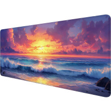 Solnedgang Hav Gaming Musemåtte 31,5 x 11,8 tommer