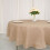 Faux Burlap Round Tablecloth 90 in 3