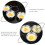 Stainless Steel Egg Poacher Pan 1 Set Silver Plated 3