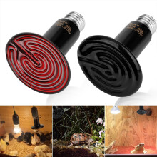 Lâmpada de aquecimento de cerâmica para répteis e anfíbios, 100W (pacote com 2)