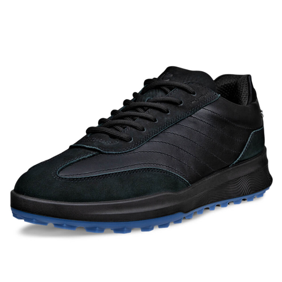 Ecco (Uk 3.5-4, /Black) Womens 2026 Street Vibe Lace Waterproof Spikeless Leather Golf Shoes Black