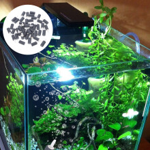 Schwarze Ausströmersteine für Aquarien zur Sauerstoffanreicherung, 50 Stück