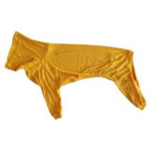 Hondenjas met capuchon en slabbetje, polyester, voor warme nekbescherming.