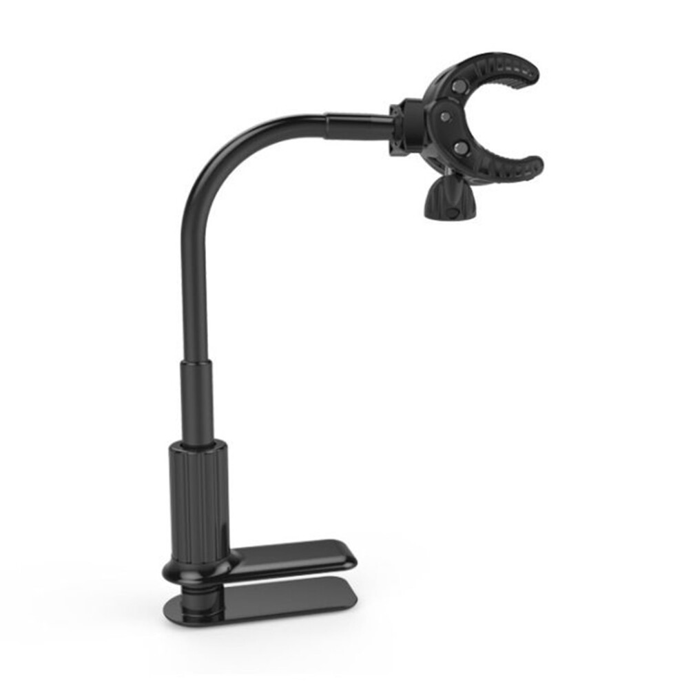 Alloy Hair Dryer Stand with Clamp, Adjustable Height