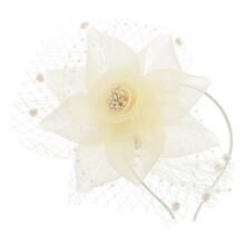 Bandeau bibi en gaze beige pour femmes
