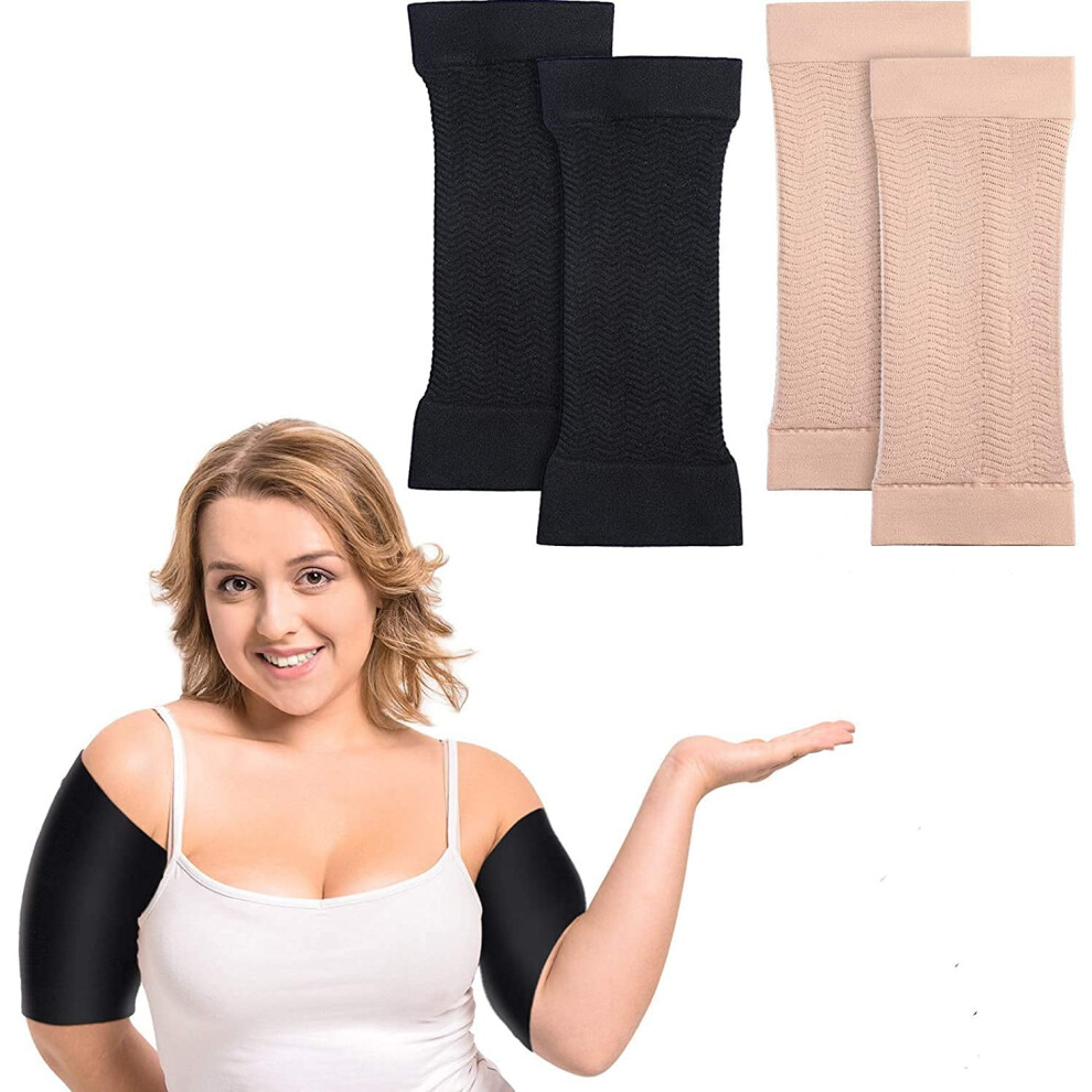 Arm Slimming Shaper Sleeves â Nylon/Spandex â 2 Pairs