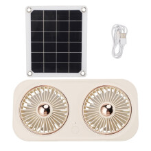 Ventilador solar para casinha de cachorro 20W com bateria