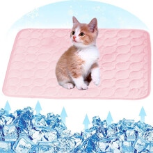 Alfombrilla refrescante para perros 52x62cm Seda helada Lavable Impermeable